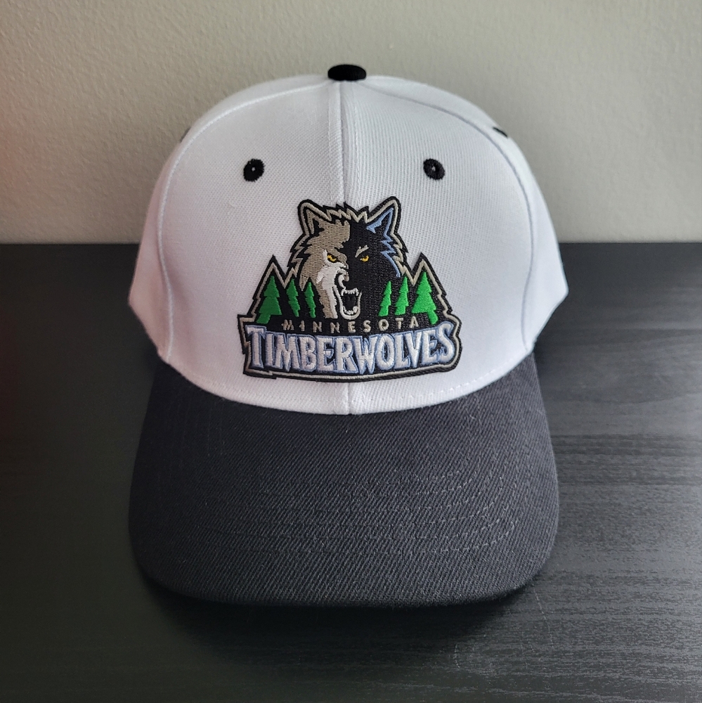 Minnesota Timberwolves Black And White Hat